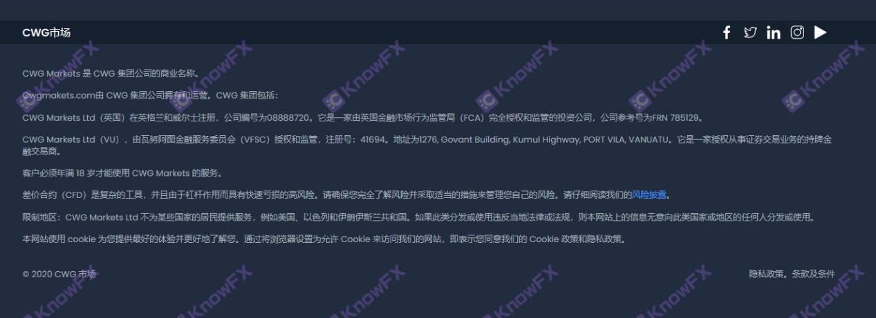 Black platform CWGMARKETS surface big -name license is real without supervision!Drive the funds of Chinese people to non -regulatory island countries!-第8张图片-要懂汇圈网
