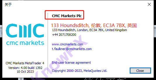 The brokerage CMCMARKETS point is outrageous, but it is a fool with a registered company. Is it a fool?Intersection-第14张图片-要懂汇圈网