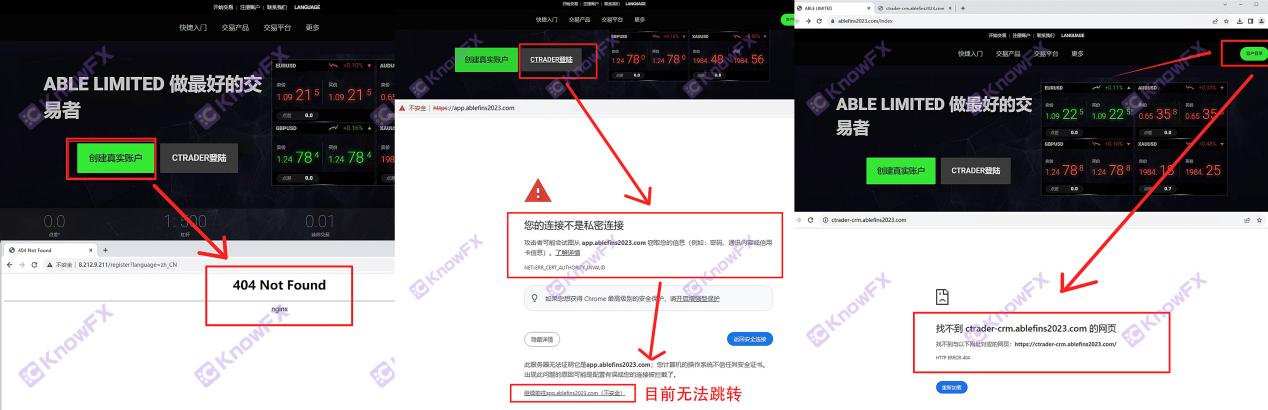 ABLE LIMITED's official website lies are all compiled without blushing supervision.-第23张图片-要懂汇圈网
