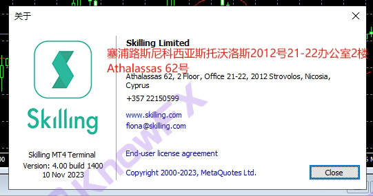 The brokerage Skilling recently drove down, and the supervision was low.Intersection-第9张图片-要懂汇圈网