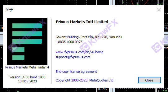 Brokerage FXPRIMUS Bailihui server is located abroad, and the funding for real trading companies is too low-第10张图片-要懂汇圈网