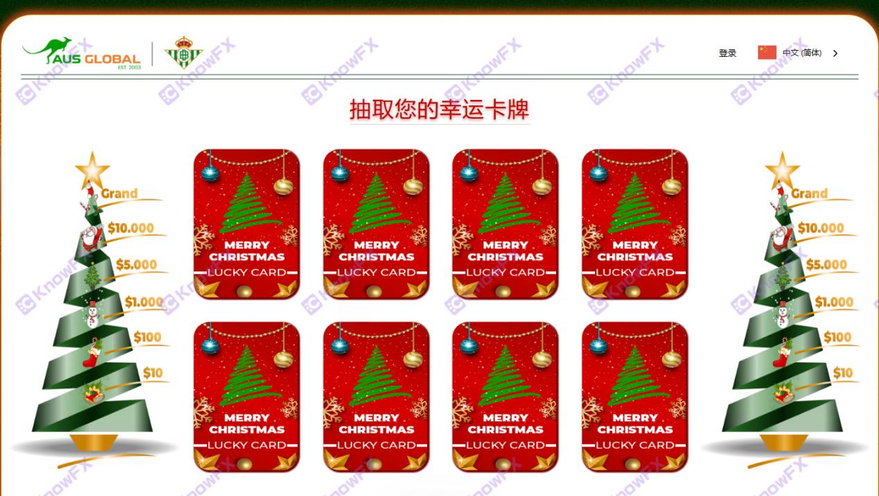 Auster AUSGLOBAL Australian Exchange Card Lucky Lottery attracts gold, and it is easy to control the background!-第9张图片-要懂汇圈网