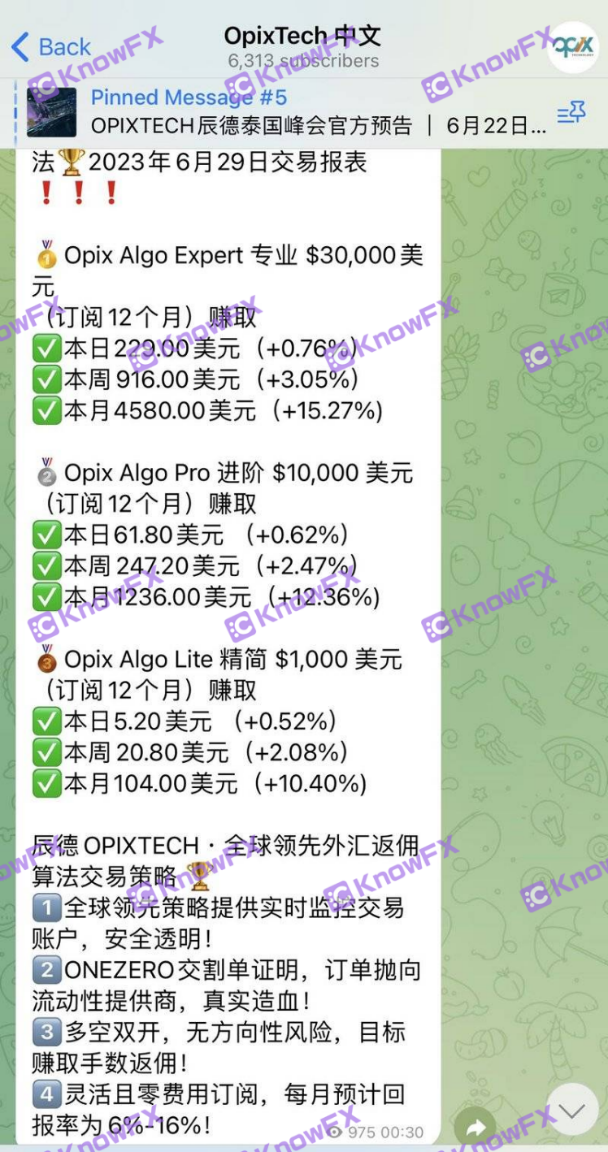 Understand the exchange: High -income publicity is illegal!Opixtech Chende's platforms are operating like this ..-第2张图片-要懂汇圈网