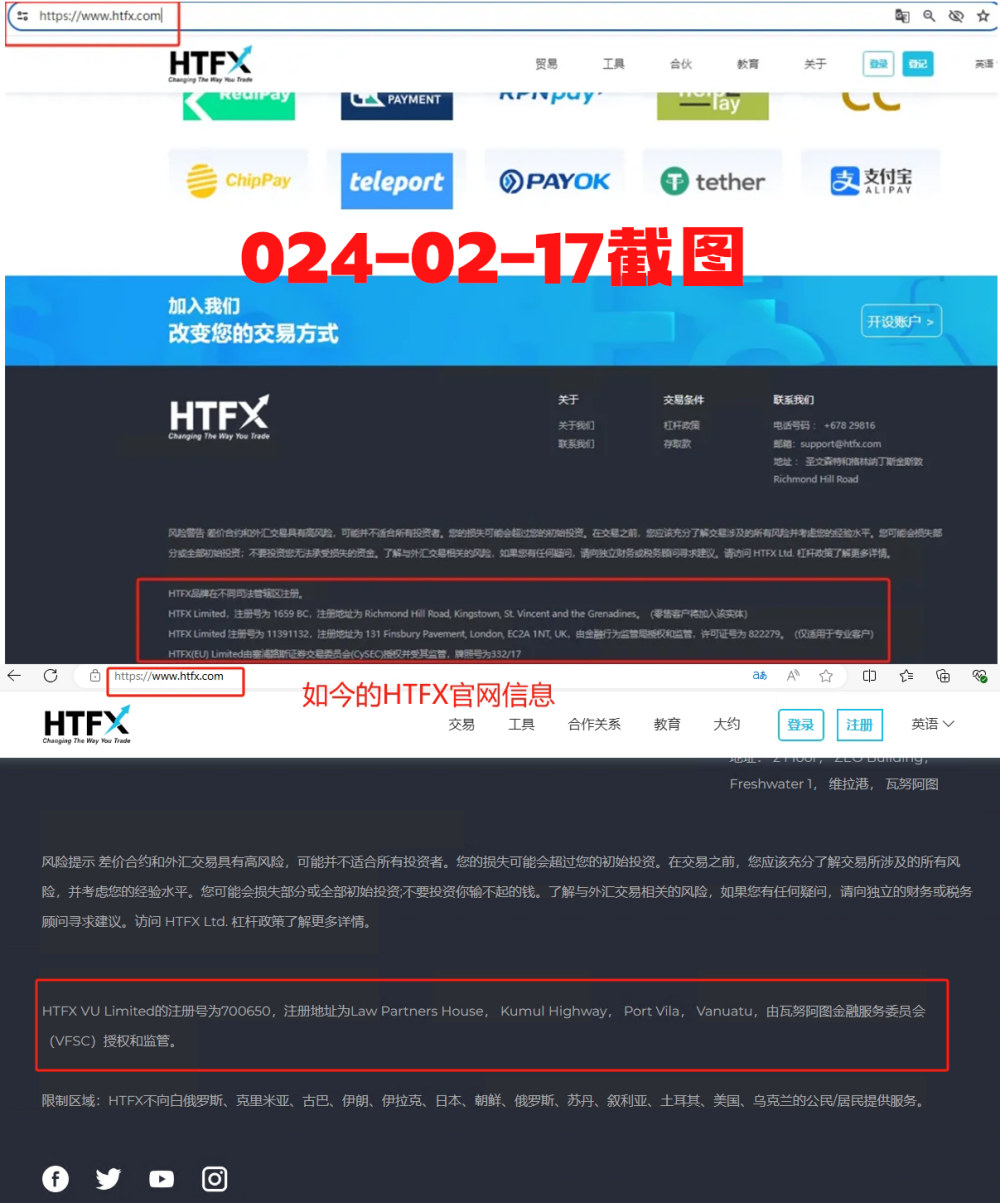 HTFX trading company is doubtful, the company's information changes, and the San Weison special license disappears?Intersection-第4张图片-要懂汇圈网