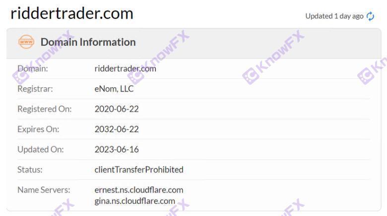 เริ่มเก็บเกี่ยว!เว็บไซต์อย่างเป็นทางการของ Riddertrader ฆ่า Drives Pig ได้ถูกปิด!ฉันสงสัยว่ามีการฉ้อโกงในอนาคตอันใกล้นี้!Visestion เพิ่มขึ้น!-第4张图片-要懂汇圈网