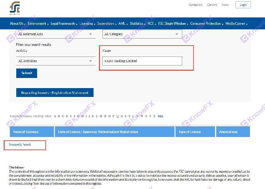 FXDD ABUSE LICENSES निरस्त कर दिया जाता है!नियामक एजेंसी "सर्वोच्च ब्लैकलिस्ट"!पुराने दलाल नियामक नहीं हैं और वे अभी भी निवेशकों को धोखा दे रहे हैं!-第13张图片-要懂汇圈网