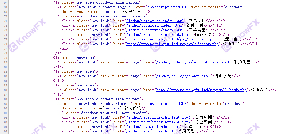 Ang MorningFX ay walang pangangasiwa ng mga domestic black platform.-第7张图片-要懂汇圈网