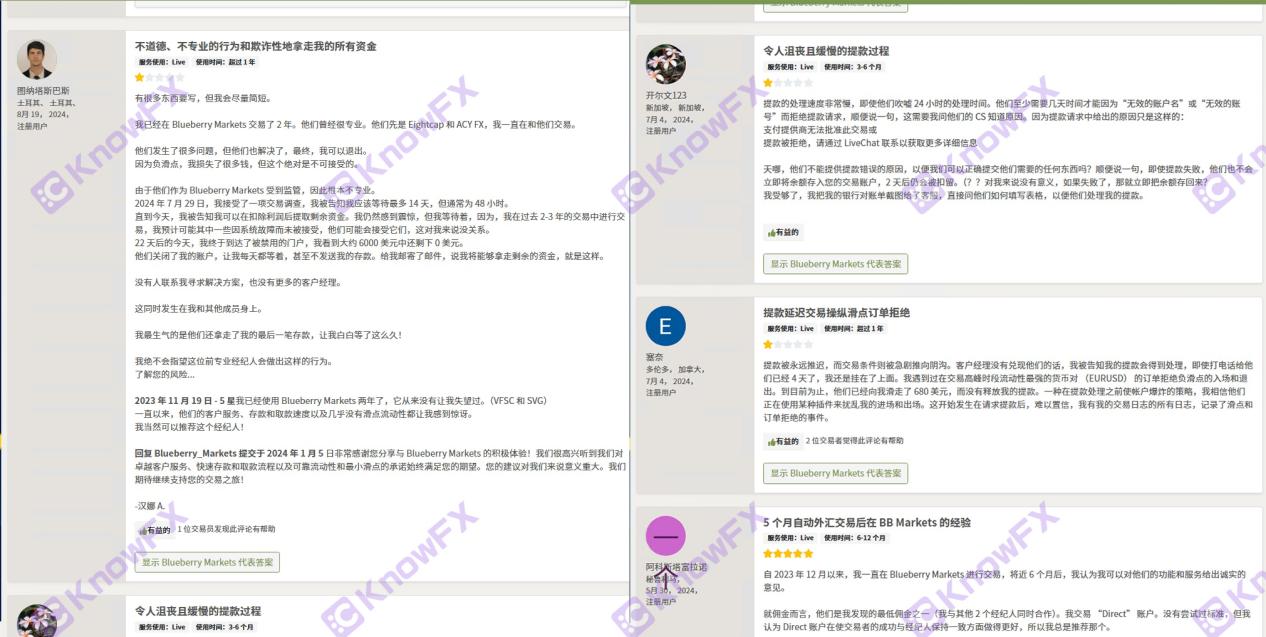 藍莓市場BBMarkets 深陷資金扣留風波，疑似與欺詐公司EightCap同根同源？投資者資金安全告急！-第19张图片-要懂汇圈网