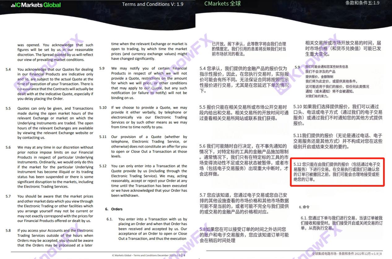 Icmarkets의 영광스러운 금융 거인, 그 뒤에 숨겨져있는 끔찍한 끔찍한 용어가 있습니다.-第15张图片-要懂汇圈网